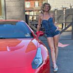 Elena Kampouris Instagram - Guess the car? 🍒😉🚘💥 #smile #weekend #mood #fun #girl #love #goodvibes #photography #car #cool #beautiful #sun #red #spring #summer #blue #blonde #hair #life #live #style #fashion #sport #ootd #instalove #instagood #instadaily #instapic #insta #explorepage