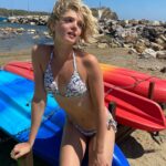 Elena Kampouris Instagram - How has your summer been? Mine’s been very busy just finished wrapping My Big Fat Greek Wedding 3 here in Greece a bucket list,surreal experience connecting with my roots & beautiful people! Check out my sweet suit from @stefaniafrangista capturing the prowess of the strong Greek girl & summer fun vibes🇬🇷🌊💕🇬🇷💕🌊 #summer #Greece #girl #fun #love #sea #beautiful #beach #travel #blue #swim #bikini #fitness #smile #happy #healthy #heart #explore #life #live #strong #fitfam #lifestyle #ootd #style #hair #fashion #blue #instapic #instafashion