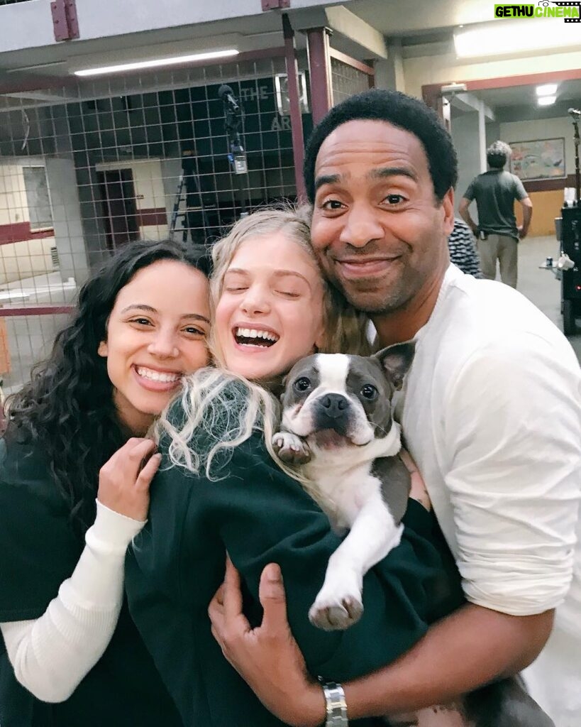 Elena Kampouris Instagram - @sacredlies sandwich💗💗💗❣️take a bite every friday on FacebookWatch😘#BluetheDog #behindthescenes #film #tv #family #setlife #forever #smile #happy #community #fairytale #love #good #vibes #living #movie #BTS #cinema #play #doglover #dogs #top #favorite #best #instagood #instadaily #instacool ‬