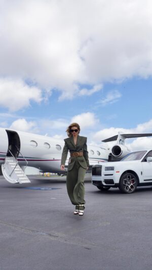 Elena Lyons Instagram - The real reason why we show off our jet…🛩️
