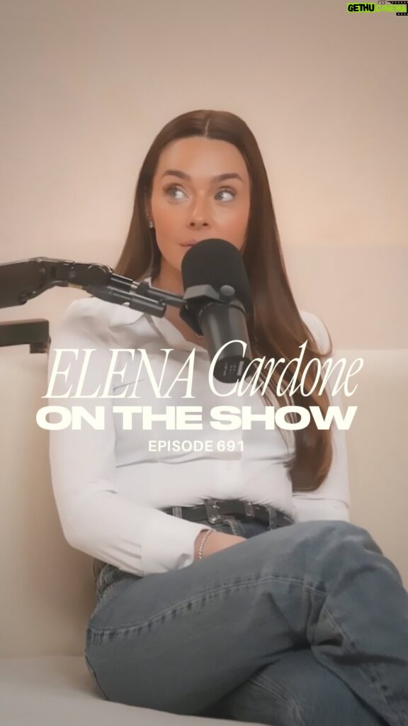 Elena Lyons Instagram - this episode is going fucking WILD on reels and TikTok- go listen to @elenacardone on @tscpodcast. she tells all on becoming a high value women, money, success, overcoming struggle, and building an empire.