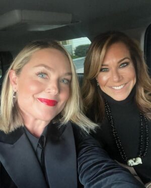 Elisabeth Röhm Instagram - Love a fun #rohmfeiferentertainment field trip w @karafeifer visiting our friend @therealalanhamel ❤️