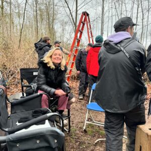 Elisabeth Röhm Instagram - Working girl 💙☔️❤️💕