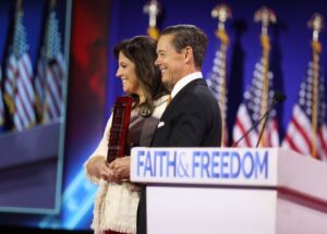 Elise Stefanik Instagram - I was honored to receive The Ronald Reagan Defender of Freedom Award from Ralph Reed and address the @faithandfreedomcoalition Conference this afternoon in Washington, D.C.

From my steadfast support of President Trump and our greatest ally Israel to combatting failed Far Left Democrats’ policies, I will continue to lead and stand up for conservative America First policies to save our Constitution and our great nation. 🇺🇸