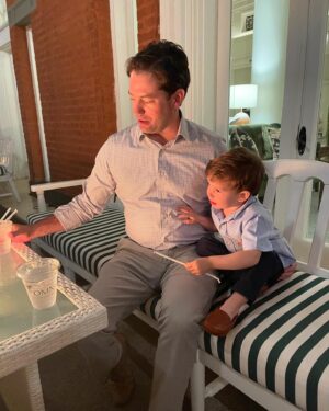 Elise Stefanik Instagram - Happy Father’s Day @mandamatthew ! You light up our Sammy like no one else. We love you to the moon and back 💫 

#fathersday