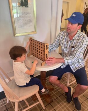 Elise Stefanik Instagram - Happy Father’s Day @mandamatthew ! You light up our Sammy like no one else. We love you to the moon and back 💫 

#fathersday