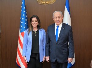 Elise Stefanik Instagram - I had an important and productive meeting with Prime Minister Benjamin Netanyahu today highlighting House Republicans’ unwavering support for Israel, our most precious ally. 

@b.netanyahu’s work with President Trump to bring about the Abraham Accords marked a monumental step toward peace in the region. As Bibi leads @stateofisrael through one of the darkest moments in its history, we must stand unequivocally with Israel against Iran and their proxies who seek to destroy the only democracy in the Middle East.