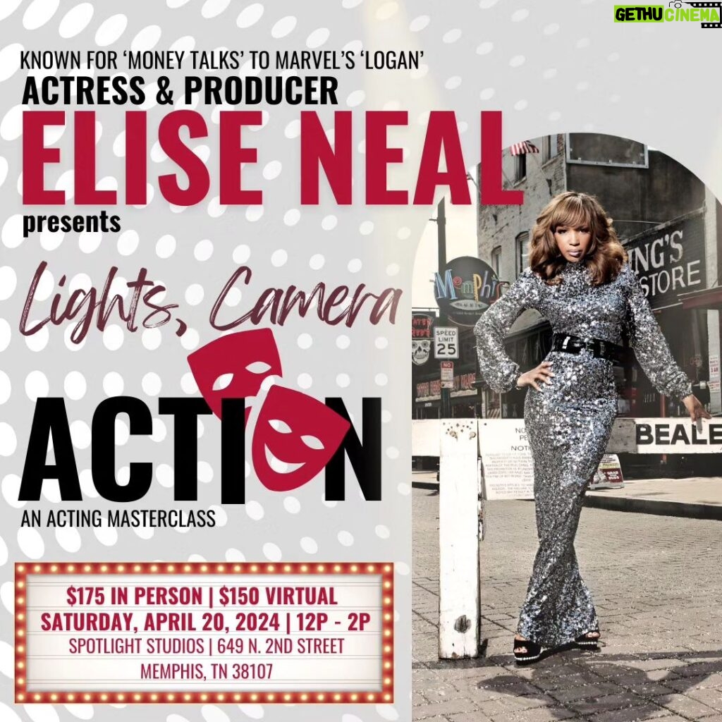 Elise Neal Instagram - ONE MORE DAY!! WE ARE VERY EXCITED!!! 💃🏾💃🏾 #lightscameraaction is TOMORROW 🎭 Get one of the few spots left #actors #actresses #online and In person See you there !
