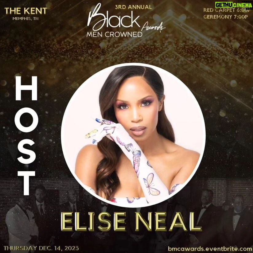 Elise Neal Instagram - It’s truly an honor to CO HOST the 3rd Annual @Blackmencrowned Awards in my hometown, #Memphis!  The premise of this celebration is to honor innovators, visionaries, but most importantly, Black Men who are changing the narrative one accomplishment at a time.  If you’re in the City of Memphis or surrounding areas, please join us for an evening of empowerment, celebration, and black excellence on Thursday, December 14th, as we salute our fellow brothers who are sparking change in their community. Make sure you follow and purchase your tickets at the link in the bio on @Blackmencrowned, and support this amazing event #blackexcellence #blackmemcrowned #blackmenmatter #eliseneal #Stanbell   See yall there!!! ( link in my story)