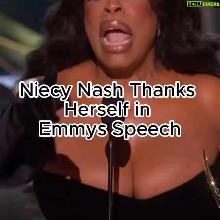 Elise Neal Instagram - Reposted from @enews #NiecyNash thanks herself in #EMMYs speech after winning Outstanding Supporting Actress in a Limited or Anthology Series or Movie. ( AND YES !!! "SHE DID THAT " HONEY !!) 👏🏽👏🏽👏🏽🥂 So proud and happy for @niecynash1 ! And so on point!! People rarely believe in the potential of black women and it is so important to believe in yourself!!! Look at you @televisionacad WINNER!!!