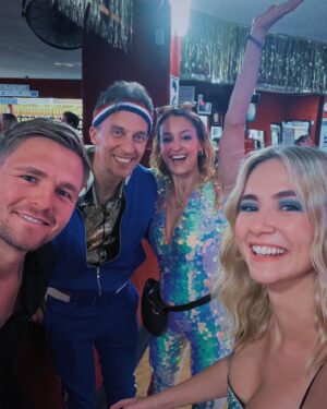 Eliza Bennett Instagram - Bambis on ice 🛼