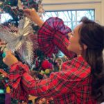 Eliza Butterworth Instagram - Feeling beyond Christmassy now that I have my very own stunning dress from MARY BENSON! @marybensonlondon ♥️🎄♥️ I have been such a huge fan of Mary’s beautiful work for so long! Mary Benson’s dresses and designs are utterly spectacular and made from the most exquisite and sustainable fabrics! Check out her website for more gorgeous pieces! Plus, Mary and her team are ANGELS!!! All I want under my tree is more dresses from Mary!! ♥️🎄♥️
