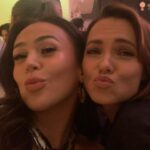 Eliza Butterworth Instagram - Oh what a night! 🪩🏙️🪩 at the absolutely exquisitely stunning @artotellondonbattersea ART’OTEL BATTERSEA in London! The most gorgeous and unique hotel I have ever seen with such mindblowing views of Battersea Power station! We had synchronised swimmers, live music and painters making stunning art in front of us! Unreal!! Woooww! Thank you so much @artotellondonbattersea for having us also to dine on the delicious food from @joiabattersea! Beautiful. @artotel #myartotel #artotelbattersea #joiarestaurant ✨✨✨ thank you so much to @epilogueagency and @loopvip