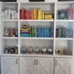 Elizabeth Berkley Instagram - All my mama friends know how Seriously obsessed I am with curating Sky’s books and art supplies. It’s a joy for me like some people have with other aspects of home design. Here’s a tiny glimpse ❤️❤️❤️#backtoschool #child #organization #home #play #playroom
