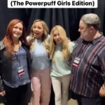 Elizabeth Daily Instagram - Having fun at #C2E2 with @tarastrong @catherinecavadini @rljtoday #mojojojo #Buttercup #Bubbles #Blossom