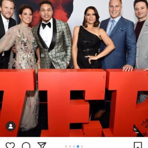 Elizabeth Rodriguez Instagram - What a night! This is how you do a premiere!!!! @thegarden  what what! Here are some more moments from last night. August 25th! Get ready. I’m all over this season. @power_starz #thefinalbetrayal #youaintread  thank you @erinnstyles @lizomakeup @coreytuttlehair 👗@reemacra thank you! Everyone wanted to know who made the dress. Simply stunning!!!