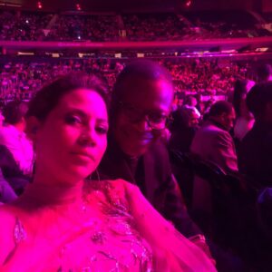 Elizabeth Rodriguez Instagram - What a night! This is how you do a premiere!!!! @thegarden  what what! Here are some more moments from last night. August 25th! Get ready. I’m all over this season. @power_starz #thefinalbetrayal #youaintread  thank you @erinnstyles @lizomakeup @coreytuttlehair 👗@reemacra thank you! Everyone wanted to know who made the dress. Simply stunning!!!