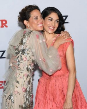 Elizabeth Rodriguez Instagram - My favorite picture on the red carpet at the @power_starz premiere last night was this one. We bonded from day one and I loved playing your big sister for all these years. You will always be my sister. @misslloren #power #redcarpet #soulsisters #sisterfriend #hermanas #powerseason6 #thefinalbetrayal #pazandangiep