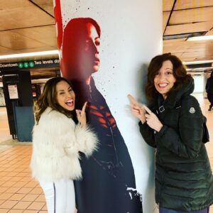 Elizabeth Rodriguez Instagram - Today is the day! @power_starz but this is other level crazy. To see myself in Time Square and Grand Central is a little outer body. I was born and raised in this city, on these streets, never imagining this as a possibility. #whoshotghost  5,4,3,2,1 #levelup #timesquare #newyork #2020 thank you @courtneyakemp love you always