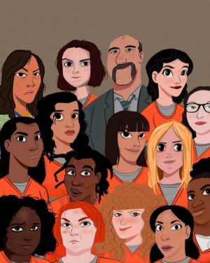 Elizabeth Rodriguez Instagram - Happy Wednesday! Here is some fan art. Not sure who the first artist is and might be missing another one. DM me 💕 Thank you all!!! @erinb.art @wdw.kellsxx @mayliss_art_and_edits_ @lilacshadows @ingridamaraj @gosfanart @victoryvague @araceliadela_creative #oitnb #aleidadiaz #fanart