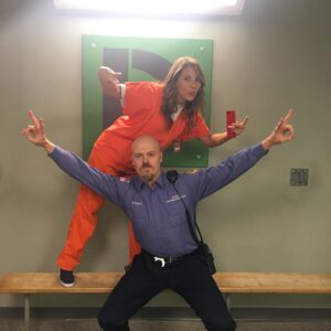 Elizabeth Rodriguez Instagram - Some  behind the scenes season 7 out takes & shenanigans ... and SPOILERS! @oitnb #aleida #aleidadiaz  #fbf #swipeleft #bts