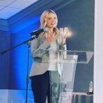 Elizabeth Smart Instagram - I love meeting strong women! Today in Connecticut I was able to spend some time and speak with New England Women in Construction event. I know it might seem random for me to be there because I barely know anything about construction but I do know we are all human, and we all deal with struggle, hardship, and trauma. And no matter where we find ourselves in life it’s important to take moments to be happy, find joy, and know you are not alone! I hope everyone takes time this weekend to do something that brings you happiness.