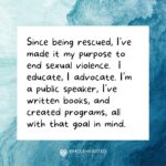 Elizabeth Smart Instagram - I'm so grateful for how open parents are (or trying to be) on the subjects of consent and sexual violence. I hear from so many people that say, that their parents didn't teach them about the birds and the bees let alone, sexual assault, or that they choice or body mattered. The conversation is DRAMATICALLY changing. Parents are rectifying that error and taking it a step further. Talking more about healthy relationships, decision making, communication, and even the red flags that their kids should watch out for. Grandparents are even sharing with me how they are intentionally having different types of conversations with their grandkids. Both these generations are addressing the abuse that they had received or were witness to, and putting their foot down. No more will they keep their mouth shut to save face. No more will they be quiet to protect people. The people that need protecting are the victims NOT the perpetrators. You combine that momentum with Gen Z and Alpha's big hearts and determination to make this world a better place for all and sexual violence will hopefully be a thing of the past. I'm hopeful. Together we are changing the conversation. Together we are making this world a better place.