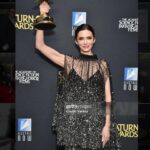 Elizabeth Tulloch Instagram - Thank you again to @saturnawards for such an amazing night. And to @andremakeup & @hellohairbear for glam, the most sparkly dress ever @aliceandolivia @staceybendet, heels @toryburch, skin @theskingirls @vancouvermedicalaesthetician. @suzanne1 for taking great #behindthescenes photos. One of my ride-or-die besties @realbreeturner for being such a fun date. To our FANTASTIC writers and producers and crew without whom this show would never happen. And a special shout-out to our showrunners Todd Helbing and Brent Fletcher who trusted me with the breast cancer storyline last season. And to all of the women I spoke with who were SURVIVORS - I couldn’t have done it without the inspiration and strength I got from hearing your stories. Every single one of you broke my heart and then the stories of your resilience healed it again. ❤️