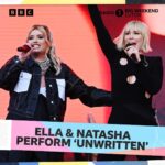 Ella Henderson Instagram – what a moment! 🥹

@official_ellahenderson and @natashabedingfield perform ‘unwritten’ 💗 #bigweekend

Listen on @bbcsounds | Watch on @bbciplayer