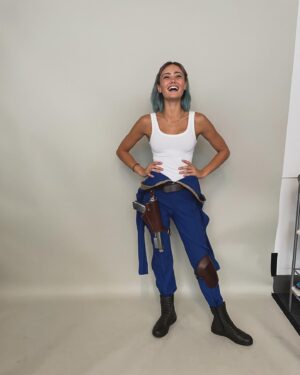 Ella Purnell Instagram - Happy Fallout day you guyyyyyyyyyssss. I’m just so damn happy this show is finally out. Now I get to post all the BTS I’ve been sitting on for 2 years 😈 MostLy, I’m taking today to appreciate all of the incredible, talented and hard working crew that worked on this show. Crews make the movies (and the shows). That’s a fact, and ours took a village and a half- we shot for about 8 months, travelled across the world (all the way to Namibia!), in the hottest AND the coldest weather, with long hours and a big fucking smile on all of our faces the whole way through. It was challenging and bonkers and SO much fun. I am in awe of every single person, and am so grateful for all of the lifelong friends I made along the way. Special shout out to the babes on the second slide, that’s the team that got me through every single day. @lucycobbbs on costume, @mikemakeup on make up and @mitchellbeck71 on hair. I owe you guys so much. I can never thank you enough. ❤️ Also to my insanely badass stuntwoman @hannahscottstunt who made my jaw drop on the floor more times than I can count, had my back through it all, and is an advocate for everyone around her. You light up all the rooms, and put the goofiest smile on my face every day. I adore you. Thank you. 💪🏼 The same to the rest of our wonderful, fiercely talented stunt team - you. killed. it. Especially @hitthemark @action_jason @picsofship and others I don’t have the tags for!!! You know who you are hopefully. Thank you for teaching me so much, making this show so good, and for always bringing the VIBES! I have the coolest friends.  To @carygunnar Vickie and Jamie - sorry for always breaking your genius creations. To our wonderful costume designer, Amy, thank you for your collaboration. Soup, I’m so glad we met. To @amandatenenofficial you are a wonderful friend. To @kohli_calhoun - I wouldn’t be anywhere without you. Our photographer, Jojo and BTS crew @mikkelzall your work is beautiful. @falynhuang on the BALLS AND CHARTS 💕 THERES A MILLION MORE PEOPLE I HAVE TO THANK, and it will still never be enough. I haven’t even started on the cast and creators! Luckily, there’ll be many more posts to come 😉 This one’s for the crew 🥂