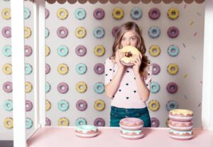 Elle McKinnon Instagram - I DONUT even know how to caption this. Who can come up with the funniest caption? #donuts #donutwall #bekind