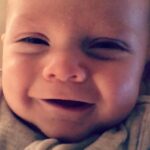 Elle Fowler Instagram – Baby smiles 😄 My heart is bursting!