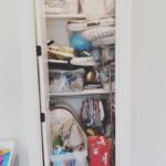 Elle Fowler Instagram - Closet Organization - Swipe to see the before! I just posted a video on this project.