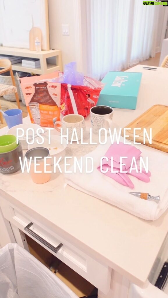 Elle Fowler Instagram - Post-Halloween cleaning and reset! I don’t know about y’all but I woke up and felt like a tornado had swept through my house. If you need some motivation to reset your own house, here it is! #clean #cleaning #housecleaning #reset #cleaningmotivation