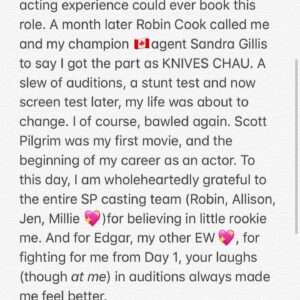 Ellen Wong Instagram - 🖤🖤🖤
Live tweet @theacademy event for #scottpilgrimvstheworld with me tonight. Watch on @netflix or your Blu-ray(remember those? 🤯) Tonight 5pm PST
⚔️⚔️⚔️ 💖 @robin_rdccasting #AllisonJones @jennifer_euston_casting @edgarwright