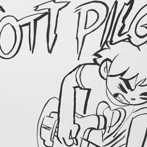 Ellen Wong Instagram - Last chance to win an original #ScottPilgrim drawing by @radiomaru! Go to www.waterforpeople.org/pilgrim, become a monthly donor, and you'll be entered into Monday's raffle for the drawings. Support this vital cause and get some great art out of it too! Also how cuuuute are Knives and Ramona here 😭😝