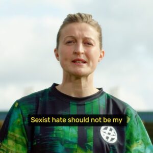 Ellen White Instagram - Sexist hate should not be my, or any woman’s problem. 

So while I’m on the field my EE #HopeUnited teammate @daniel_james97 has pledged to have my back. 

Let’s make sexist hate #NotHerProblem

Check out ee.co.uk/hopeunited