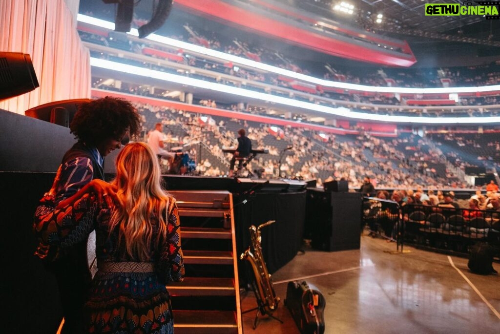 Ellie Holcomb Instagram - y’all!!! It has been an absolute JOY to be opening for @laurendaigle on her Kaleidoscope Tour. Lauren is a kindred spirit and dear friend, so to get to go on the road together feels like a dream. I’ve loved singing with people all over the place, and hearing y’all sing along. I’ve LOVED watching Lauren and her incredible band put on an amazing show in each city, each one special and unique. We are having a blast with her band and crew and my band and crew is incredble too! This week, i’ve had my daughter out on the road with me. She loves Lauren and her music, so we’ve been singing along each night together. She is also out on the road to help watch her godbrother, Triumph. His momma, of @thenewrespects, is out playing guitar for me on these shows, and it has been the sweetest thing to watch her love and help take care of him. It feels like family out here on the road, and I’m so grateful. Thanks to Lauren and her crew for making us feel so welcome, and thanks to my crew for working so hard to make it possible to play these shows and connect with so many people each night. @s.grantparker @zandymowry @jschrodt @jacthompsonmusic @morganrcombs @sethtalley @jaymindesai @shamilt0n Y’all are some of my favorite people to be with, and I feel lucky to work with so many people that I respect and love so deeply. If you’re new here to my page, welcome. It’s one big happy family here on this page. Welcome to the family!