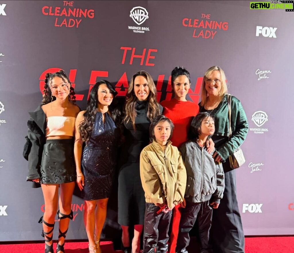 Elodie Yung Instagram - Last night celebration of Season 3 of @cleaningladyfox ❤️ Love these guys! Don’t miss out the Premiere tonight on @foxtv and the next day on @hulu @hbomaxes Thanks @cedricjolivet @clarissanya best beauty team ever. And @dereklam for the cool look!