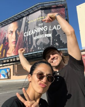 Elodie Yung Instagram - That’s a WRAP on @cleaningladyfox Season 2!! I love these people. Gonna miss them all ❤️🧽🧽🧽🧽 #bts