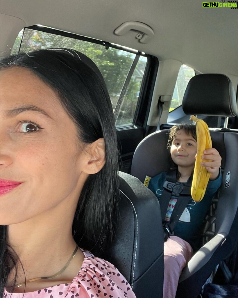 Elodie Yung Instagram - Selfie bombed 🍌