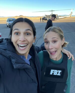 Elodie Yung Instagram - That’s a WRAP on @cleaningladyfox Season 2!! I love these people. Gonna miss them all ❤️🧽🧽🧽🧽 #bts