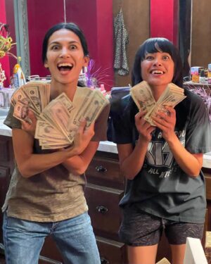 Elodie Yung Instagram - That’s a WRAP on @cleaningladyfox Season 2!! I love these people. Gonna miss them all ❤️🧽🧽🧽🧽 #bts