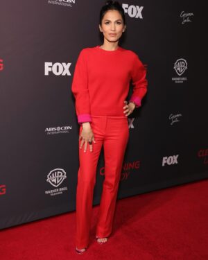 Elodie Yung Instagram - RED is the color of this upcoming season…stay tuned! ❤️ 💔 
@cleaningladyfox @hulu @hbomaxes