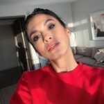 Elodie Yung Instagram - RED is the color of this upcoming season…stay tuned! ❤️ 💔 @cleaningladyfox @hulu @hbomaxes