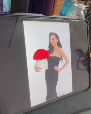 Emelina Adams Instagram - Behind the scenes shooting Valentine’s campaign for @ricordami.italia 😍🌹 keep an eye out for the billboards next year! ✨ Huge shout out to my @arsenic family for this amazing opportunity 🥹🙏🏻❤️ 

& another huge shout out to this amazing glam team!! 😍😍 

Makeup: @dianaton_makeup @dtglam_team @diana__ton 
Hair: @zara_hairstylist_makeup 

#ricordami #arsenic #billboard #printcampaign #campaign