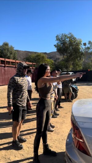 Emelina Adams Instagram - Not sure why I never posted this! I had so much fun at @operationblacksite learning how to protect myself with the best of the best in the world. It’s so important to learn how to protect yourself especially as a woman in this scary world. Thank you so much @danfleyshman @contentceo for this amazing educational experience 🙏🏻🖤