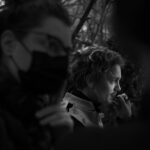 Emilia Schüle Instagram - Setlife in 🖤🤍 @canalplus
