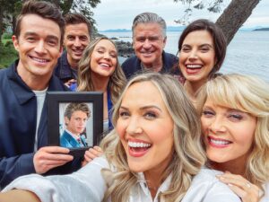 Emilie Ullerup Instagram - For six years I got to play these wonderful, nutty people’s daughter, sister and brother. It is the longest running job of my career. So much happened in our make-believe world and also in our personal lives. It was a wonderful cushion to have a whole second family to share the ups and downs with. I know they will all move onto great things as they are truly talented people. I will forever be grateful for all that #chesapeakeshores gifted me with. What a great run, fam.