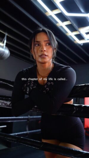 Emily Alabi Instagram - All in. 🙌🏽

I hope you are too. 🫶🏽

🥊 @echaleganastraining 
📍 @smtfhollywood